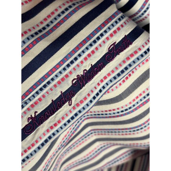 Robert Graham Men's Size 2XL Blue Stripe Flip Collar & Cuff Button Shirt XXL - Picture 5 of 10